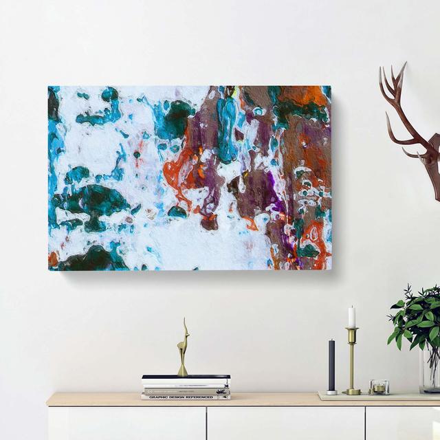 Abstract Art Painting Vol.108 by S.Johnson - Wrapped Canvas Painting East Urban Home Size: 35cm H x 50cm W x 3cm D on Productcaster.