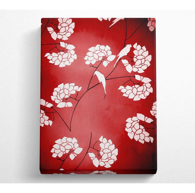 Cherrytree Birds Red - Print ClassicLiving Size: 50.8cm H x 35.6cm W x 10cm D on Productcaster.