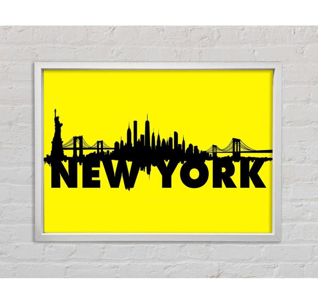 Yellow NYC - Print Bright Star Size: 100cm H x 141.4cm W x 3.3cm D on Productcaster.