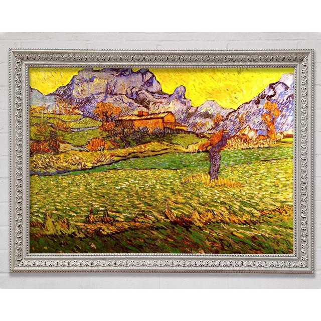 Van Gogh A Meadow In The Mountains Le Mas De Saint-Paul Framed Print Bright Star Size: 42cm H x 59.7cm W x 3cm D on Productcaster.