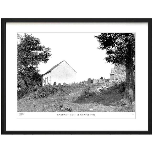 'Garnant, Bethel Chapel 1936' by Francis Frith - Picture Frame Photograph Print on Paper The Francis Frith Collection Size: 45cm H x 60cm W x 2.3cm D on Productcaster.