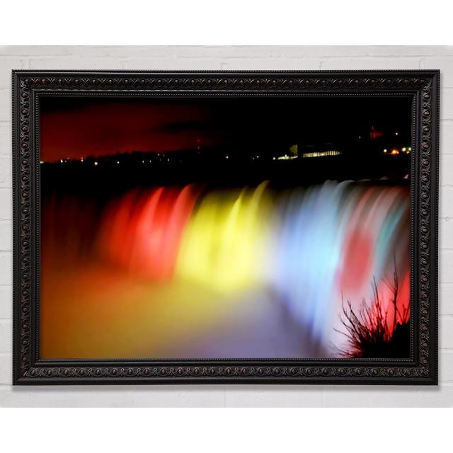 Niagara Falls Night Rainbow - Print Bright Star Size: 59.7cm H x 84.1cm W on Productcaster.