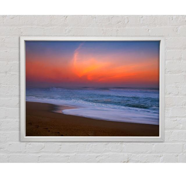 As The Sun Goes Framed Print Highland Dunes Size: 100cm H x 141.4cm W x 3.3cm D on Productcaster.