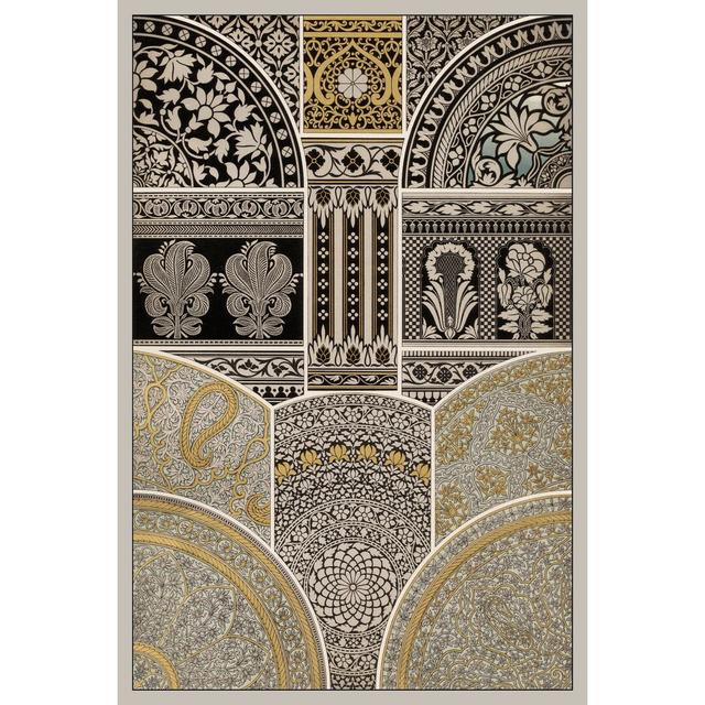 Ornament In Gold And Silver I by Vision Studio - Wrapped Canvas Print Latitude Vive Size: 30cm H x 20cm W on Productcaster.