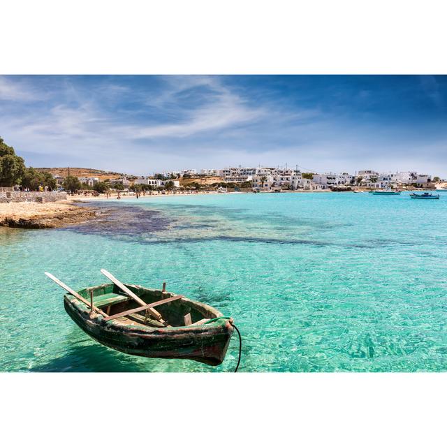 Beach of Ano Koufonisi - Wrapped Canvas Photograph Breakwater Bay Size: 51cm H x 76cm W x 3.8cm D on Productcaster.