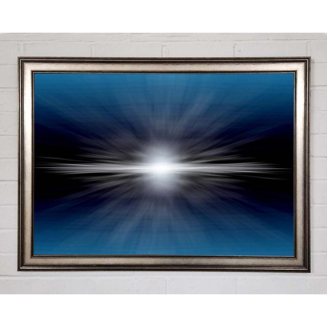 Surreal Sun Horizon Framed Print Ivy Bronx Size: 84.1cm H x 118.9cm W x 1.5cm D, Format: Gunmetal Framed Paper on Productcaster.