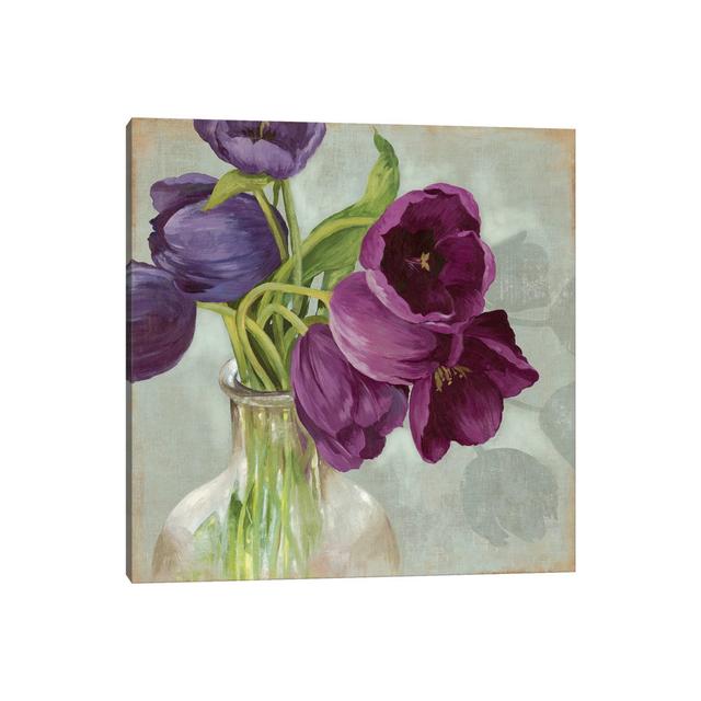 Glass Flowers I - Wrapped Canvas Painting Rosalind Wheeler on Productcaster.