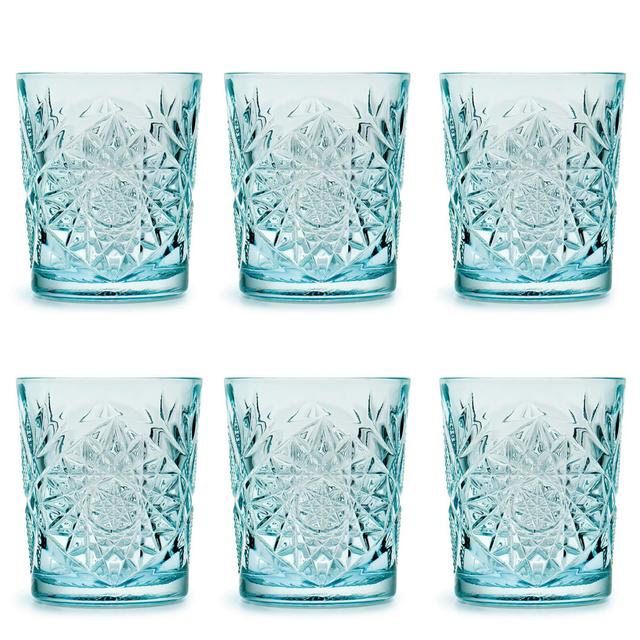 Rüdiger 355ml Drinking Glass Set Latitude Vive Colour: Blue on Productcaster.