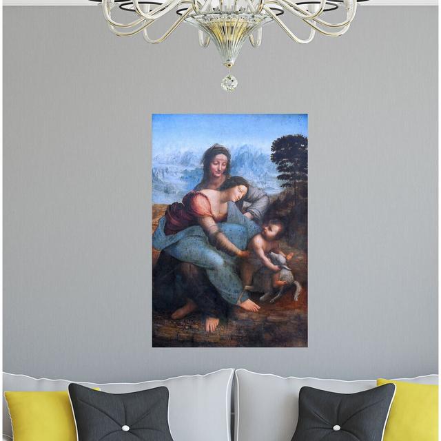 The Virgin And Child With Saint Anne by Leonardo Da Vinci - Wrapped Canvas Print Astoria Grand Size: 77cm H x 51cm W on Productcaster.