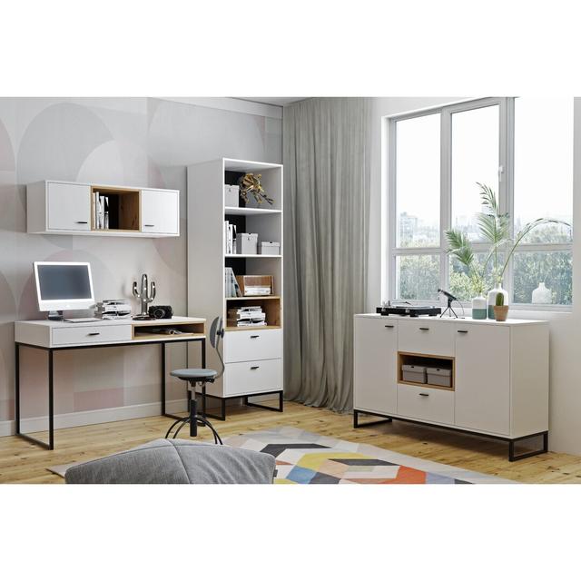 Dajiana 5 Piece Rectangular Writing Desk Office Set Ebern Designs on Productcaster.