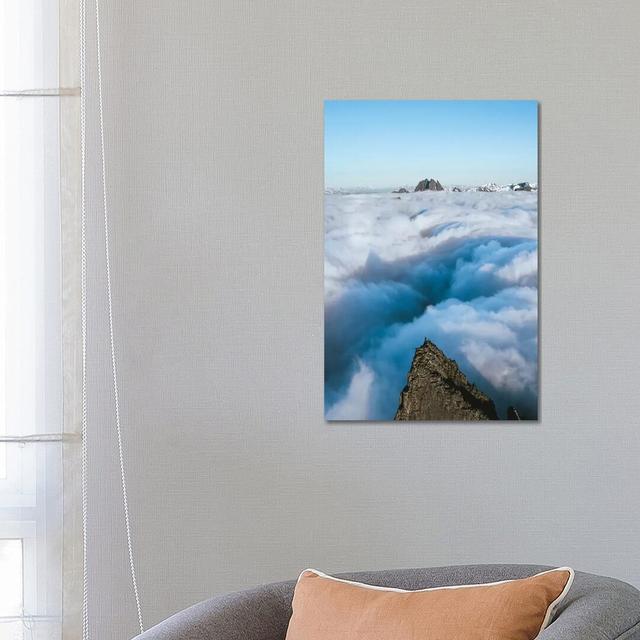 King Of The Clouds by Steffen Fossbakk - Wrapped Canvas Painting Alpen Home Size: 66.04cm H x 45.72cm W x 1.905cm D on Productcaster.