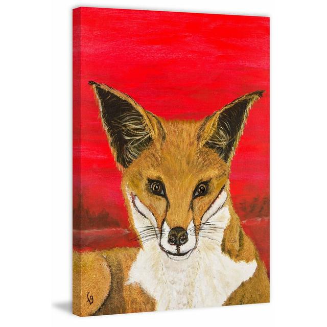 'Zorro' by France Gilbert Acrylic Painting Print on Wrapped Canvas East Urban Home Size: 76cm H x 51cm W on Productcaster.