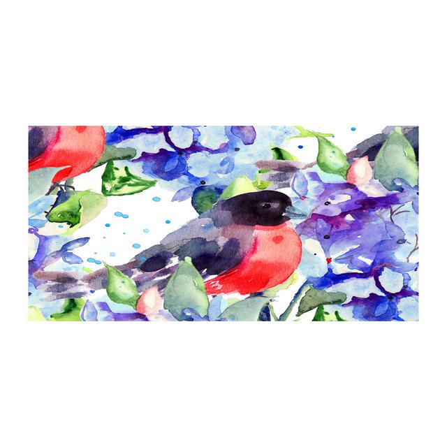 Leinwanddruck - Wandkunst - Drucke auf Leinwand - 120X60 Bild Bildthema: Vogel und Blumen Ophelia & Co. on Productcaster.