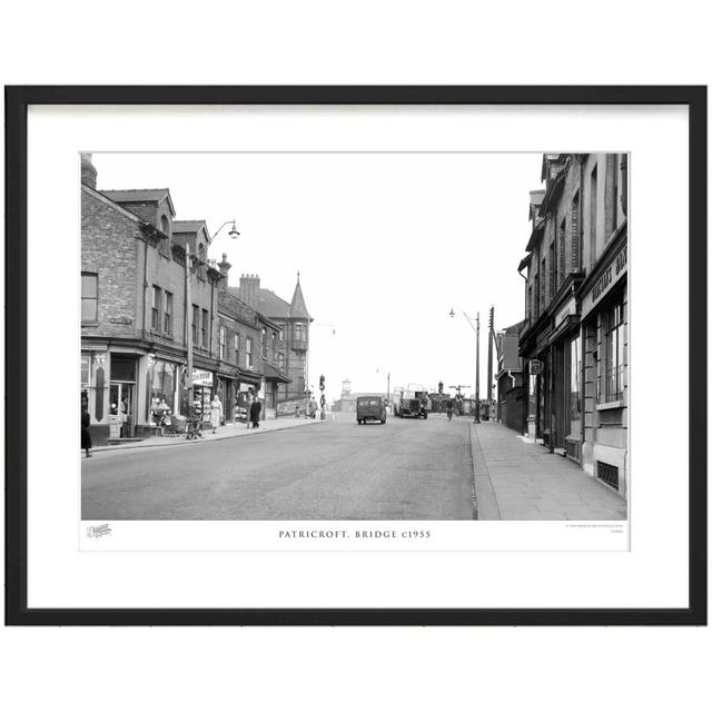 'Patricroft, Bridge C1955' by Francis Frith - Picture Frame Photograph Print on Paper The Francis Frith Collection Size: 45cm H x 60cm W x 2.3cm D on Productcaster.