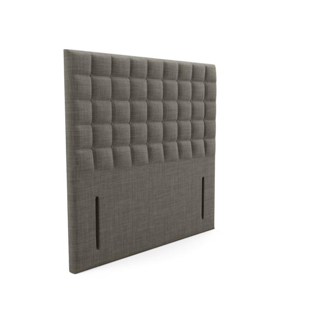 Upholstered Headboard Canora Grey Size: Kingsize (5'), Upholstery: Wool - Grey on Productcaster.