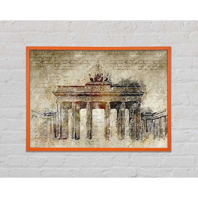 Manuscript New Athens - Single Picture Frame Art Prints Ophelia & Co. Size: 29.7cm H x 42cm W on Productcaster.