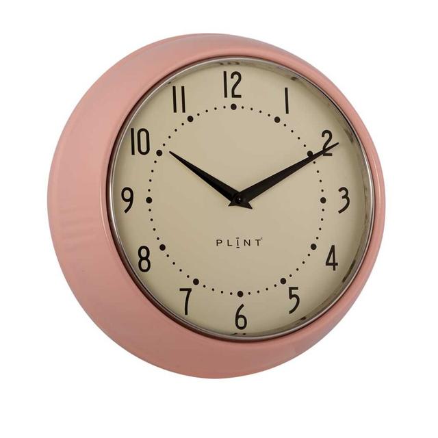 Kitchen 21cm Silent Wall Clock Plint Colour: Pink on Productcaster.