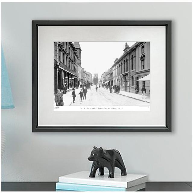 'Newton Abbot, Courtenay Street 1895' by Francis Frith - Picture Frame Photograph Print on Paper The Francis Frith Collection Size: 45cm H x 60cm W x on Productcaster.