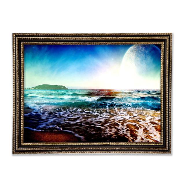 The Beach Planet - Single Picture Frame Art Prints Highland Dunes Size: 84.1cm H x 118.9cm W x 3cm D on Productcaster.