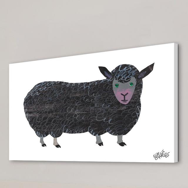 Black Sheep by Eric Carle - Painting on Canvas Marmont Hill Size: 41cm H x 61cm W on Productcaster.