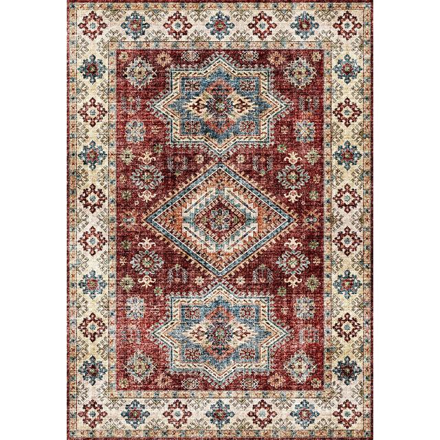 Borealis Flatweave Red/Beige Rug Mercury Row Rug Size: Rectangle 120 x 170cm on Productcaster.