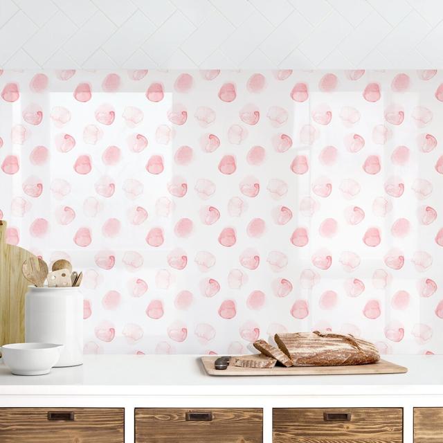 Cleaster 80 x 150cm PVC Tile Ebern Designs Colour: Pink on Productcaster.