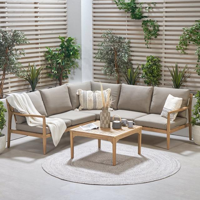 5-Sitzer Lounge-Set Gardner Natur Pur on Productcaster.