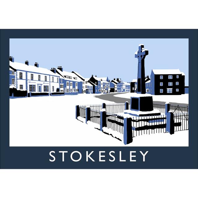 'Stokesley In Snow' by Richard O'Neil - Print East Urban Home Format: No Frame, Size: 40 cm H x 50 cm W x 1 cm D on Productcaster.