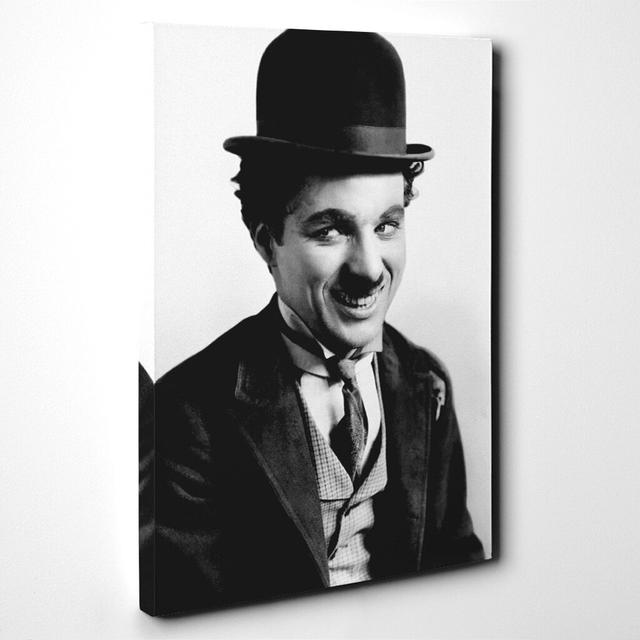 Charlie Chaplin Photographic Print on Canvas Big Box Art Size: 50cm H x 35cm W on Productcaster.