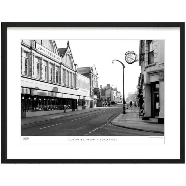 'Coalville, Belvoir Road C1965' - Picture Frame Photograph Print on Paper The Francis Frith Collection Size: 31.5cm H x 38.8cm W x 2.3cm D on Productcaster.