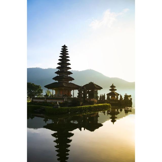 Balinese Lake by Simongurney - Wrapped Canvas Print 17 Stories Size: 30cm H x 20cm W on Productcaster.