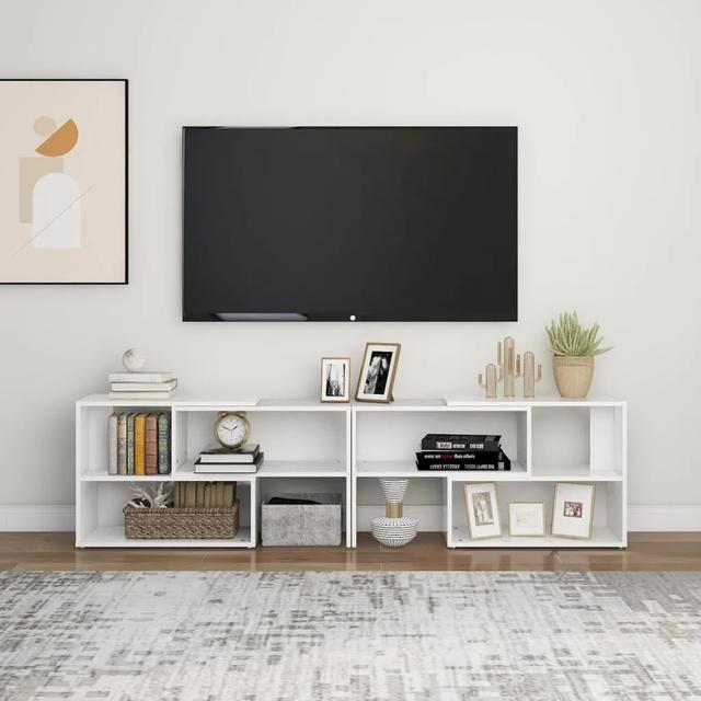 Gimple TV Stand for TVs up to 65" 17 Stories Colour: White on Productcaster.