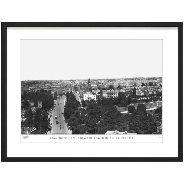 'Leamington Spa, from the Tower of All Saints 1922' by Francis Frith - Picture Frame Photograph Print on Paper The Francis Frith Collection Size: 45cm on Productcaster.