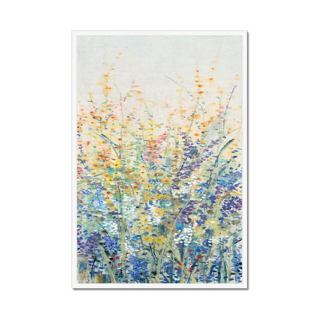 Wildflower Panel I by Timothy O' Toole - Wrapped Canvas Painting Print Fernleaf Size: 95cm H x 65cm W, Format: White Framed Paper Print on Productcaster.