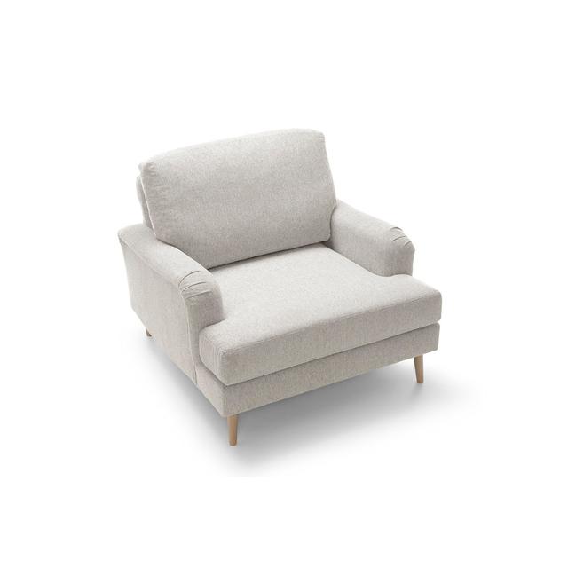 Harper 100 Wide Tufted Abakus Direct Upholstery Colour: Cream on Productcaster.