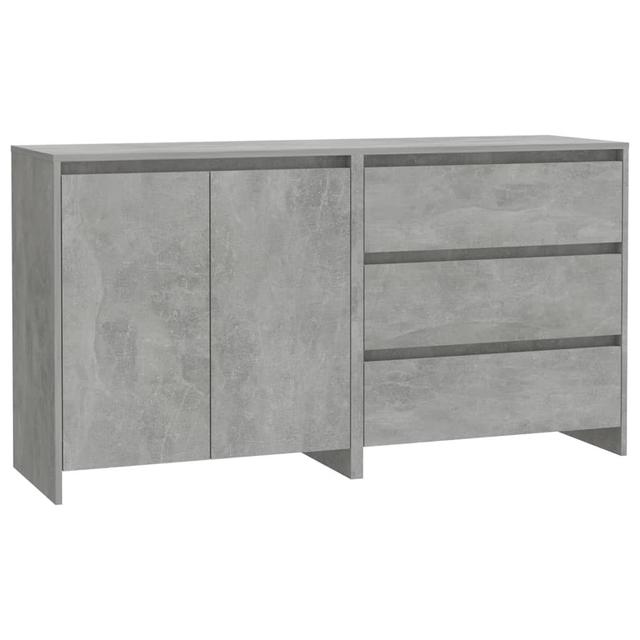 Gardina 70Cm Wide 3 Drawer Sideboard (Set of 2) Ebern Designs Colour: Concrete Grey on Productcaster.