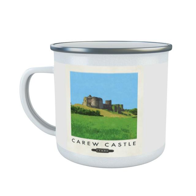 Saskia Lugherne Castle Enamel Mug Happy Larry on Productcaster.