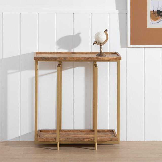 Leeven 76Cm Console Table Canora Grey on Productcaster.