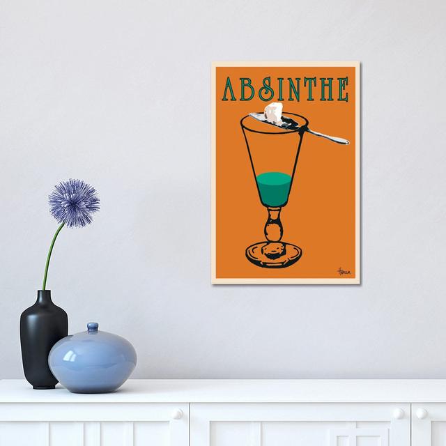 Absinthe by Lee Harlem - Wrapped Canvas Art Prints Canora Grey Size: 45.72cm H x 30.48cm W x 1.91cm D on Productcaster.