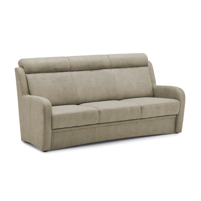 Sofa Varese Villa Beck Farbe der Polsterung: Silber, Sitzplatzkapazität: 3, Größe: 102 cm H x 195 cm B x 84 cm T on Productcaster.