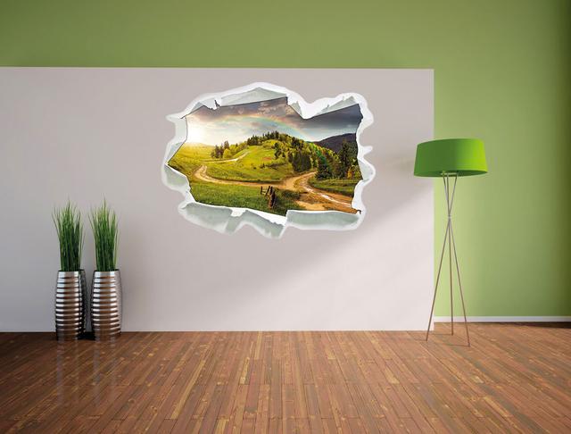 Wandtattoo Atemberaubende Landschaft East Urban Home Größe: 67 cm H x 92 cm B x 0,02 cm T on Productcaster.