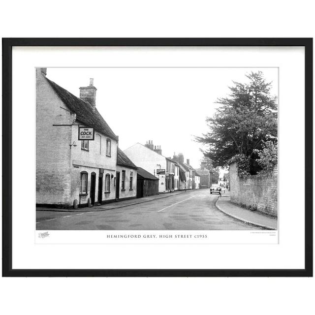 'Hemingford Grey, High Street C1955' by Francis Frith - Picture Frame Photograph Print on Paper The Francis Frith Collection Size: 45cm H x 60cm W x 2 on Productcaster.