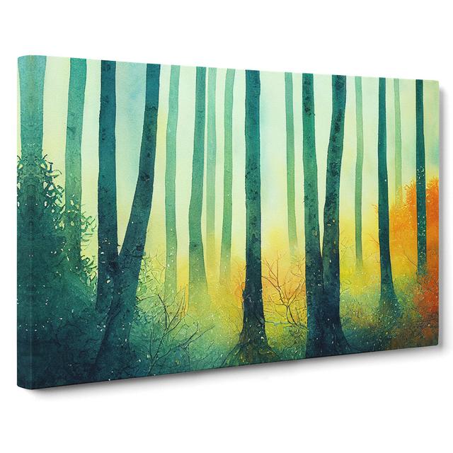 Forest In Colour Vol.4 - Wrapped Canvas Print Alpen Home Size: 50cm H x 76cm W x 3cm D on Productcaster.