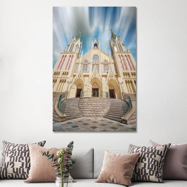 Cathedral by Glauco Meneghelli - Wrapped Canvas Photograph Brayden Studio Size: 152.4cm H x 101.6cm W x 3.81cm D on Productcaster.