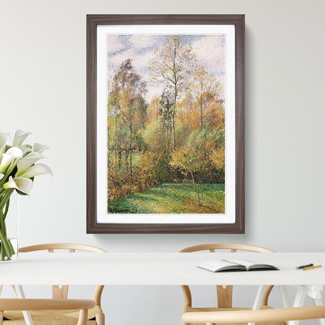 Autumn Wood by Camille Pissarro - Picture Frame Painting East Urban Home Frame Option: Walnut Framed, Size: 65cm H x 48cm W x 2cm D on Productcaster.