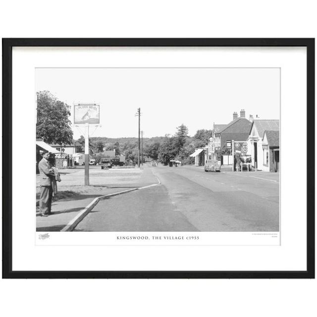 'Kingswood, the Village C1955' by Francis Frith - Picture Frame Photograph Print on Paper The Francis Frith Collection Size: 28cm H x 36cm W x 2.3cm D on Productcaster.