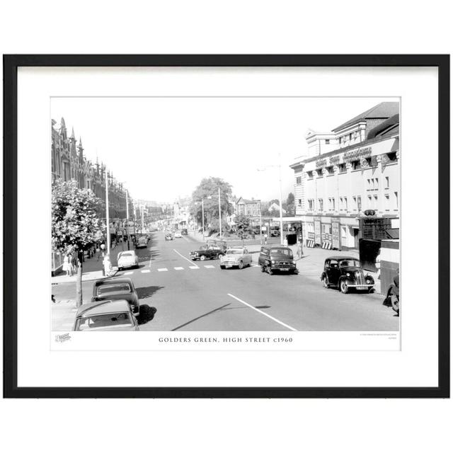 'Golders Green, High Street C1960' by Francis Frith - Picture Frame Photograph Print on Paper The Francis Frith Collection Size: 28cm H x 36cm W x 2.3 on Productcaster.