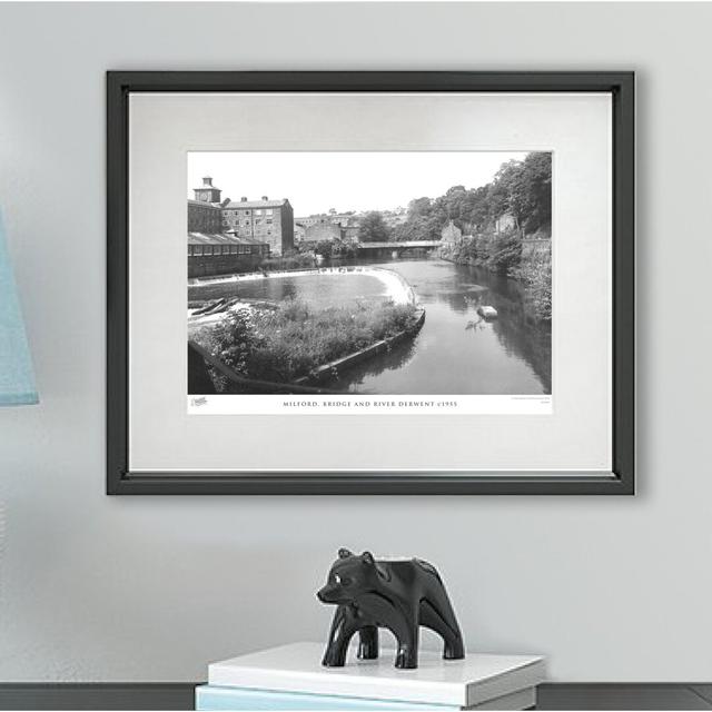 Milford, Bridge And River Derwent C1955 - Single Picture Frame Print The Francis Frith Collection Size: 60cm H x 80cm W x 2.3cm D on Productcaster.