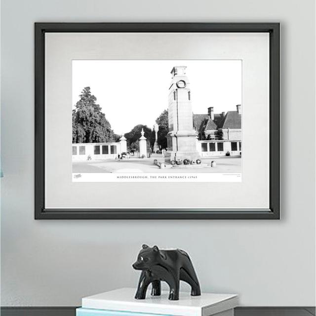 'Middlesbrough, the Park Entrance C1965' - Picture Frame Photograph Print on Paper The Francis Frith Collection Size: 40cm H x 50cm W x 2.3cm D on Productcaster.