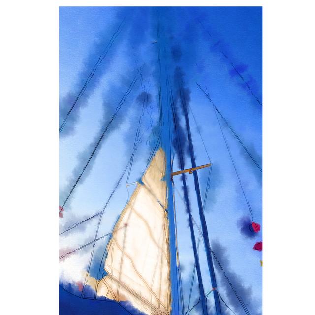 Sailing III by Danny Head - Wrapped Canvas Painting Longshore Tides Size: 122cm H x 81cm W x 3.8cm D on Productcaster.